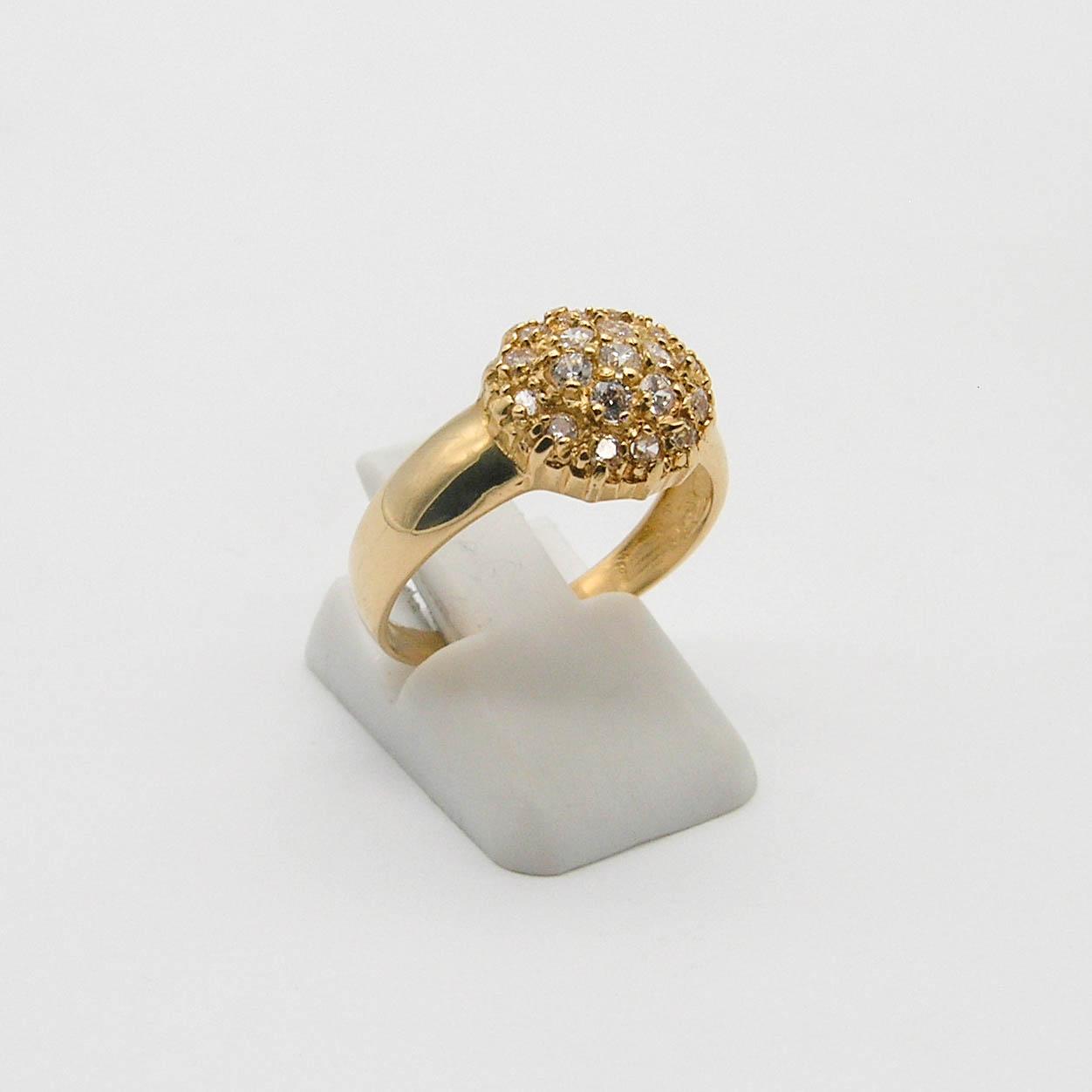 ANILLO FRUTILLA CUBICS /O.ROJO